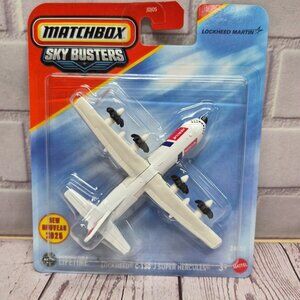 Matchbox Skybusters Lockheed C-130J Super Hercules, Sealed Package